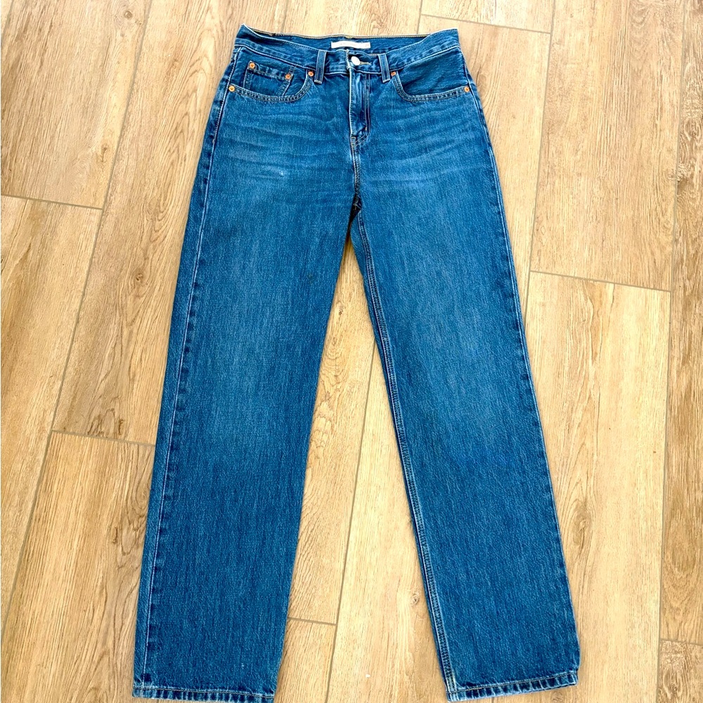 Levi's low pro straight jeans
